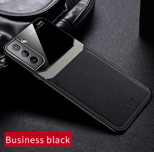 Galaxy S21 FE 5G Premium Leather Lens Protective Case