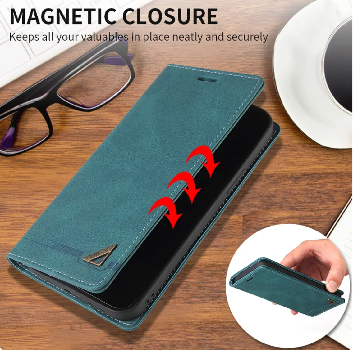 Galaxy S23 Plus New Silicone Magnetic Flip Case