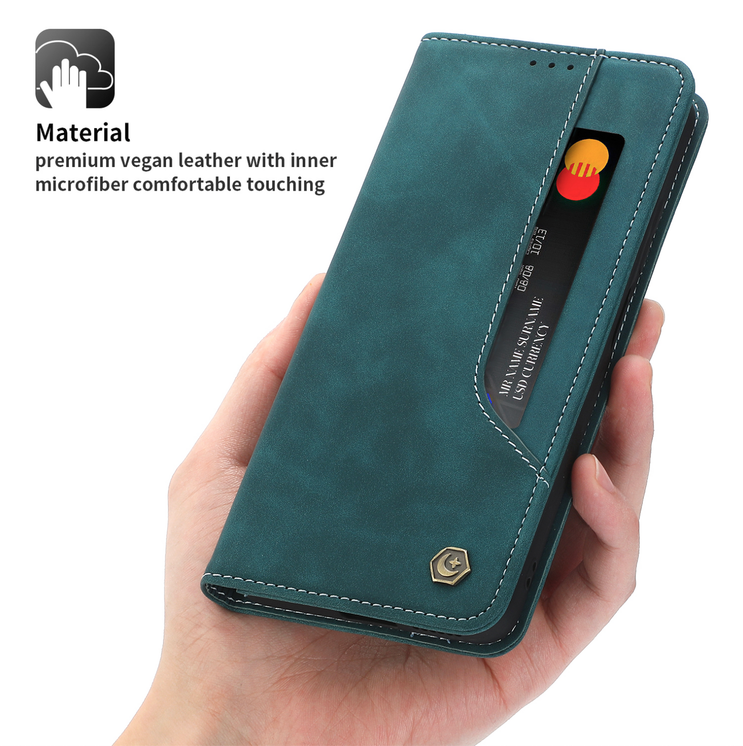 Galaxy S22 Plus Business Leather Magnetic Flip Case