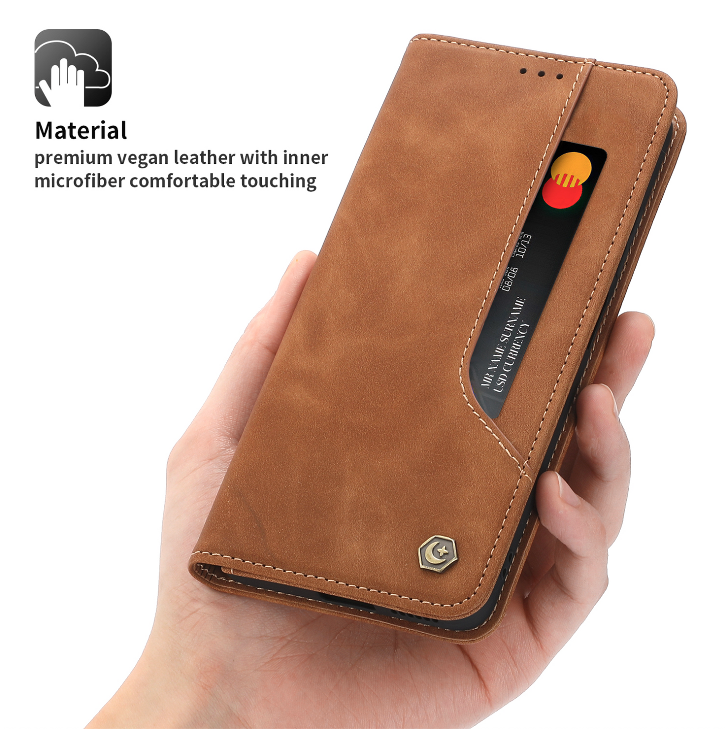 Galaxy S22 Plus Business Leather Magnetic Flip Case