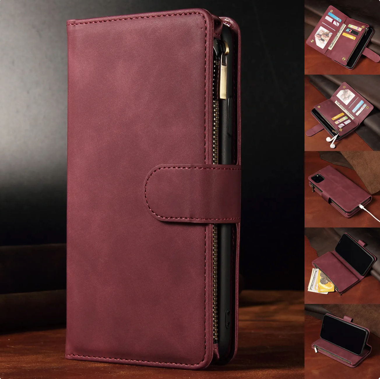 Galaxy S22 Plus Best Selling Zipper Flip Case