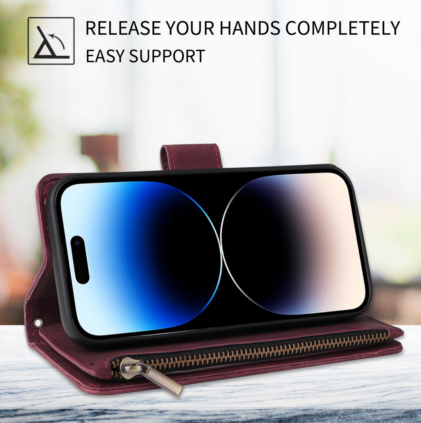 Galaxy S22 Plus Best Selling Zipper Flip Case