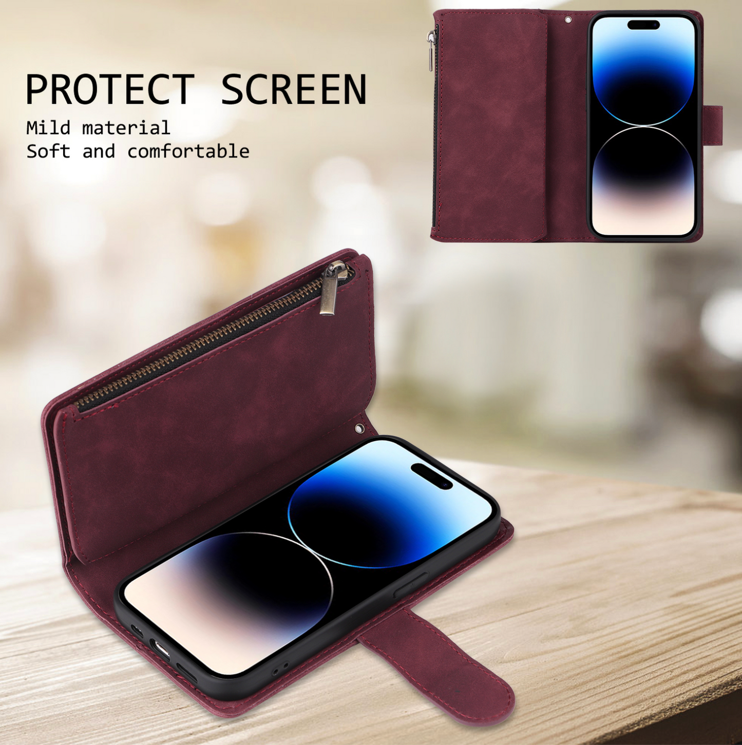 Galaxy S21 Plus Best Selling Zipper Flip Case
