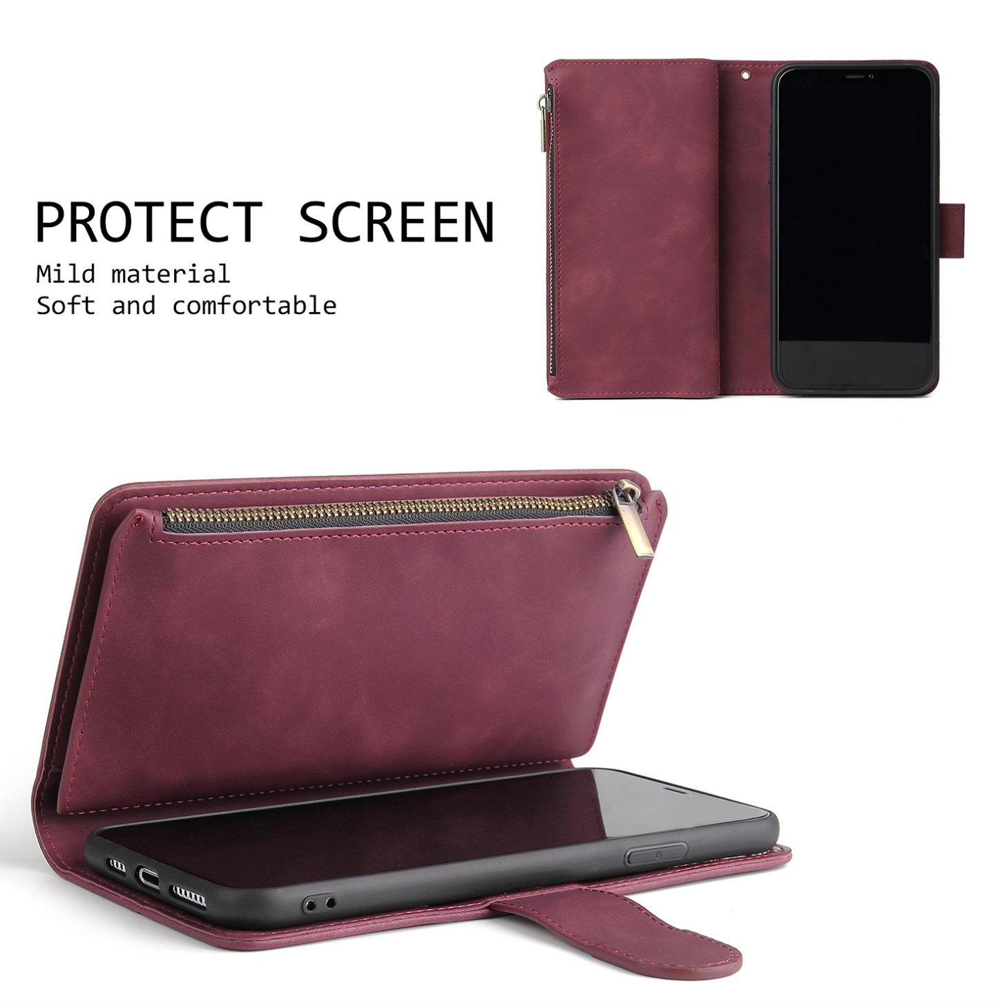 Galaxy S21 Plus Best Selling Zipper Flip Case