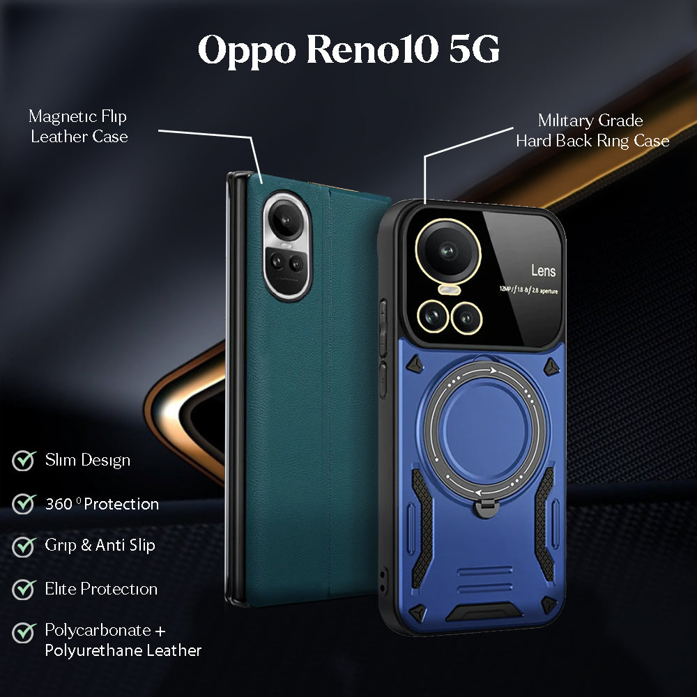 Pack Of 2 For Oppo Reno10 5G Luxury Protective Mobiles Cases (A3)
